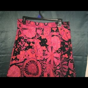 Multi color A line skirt
